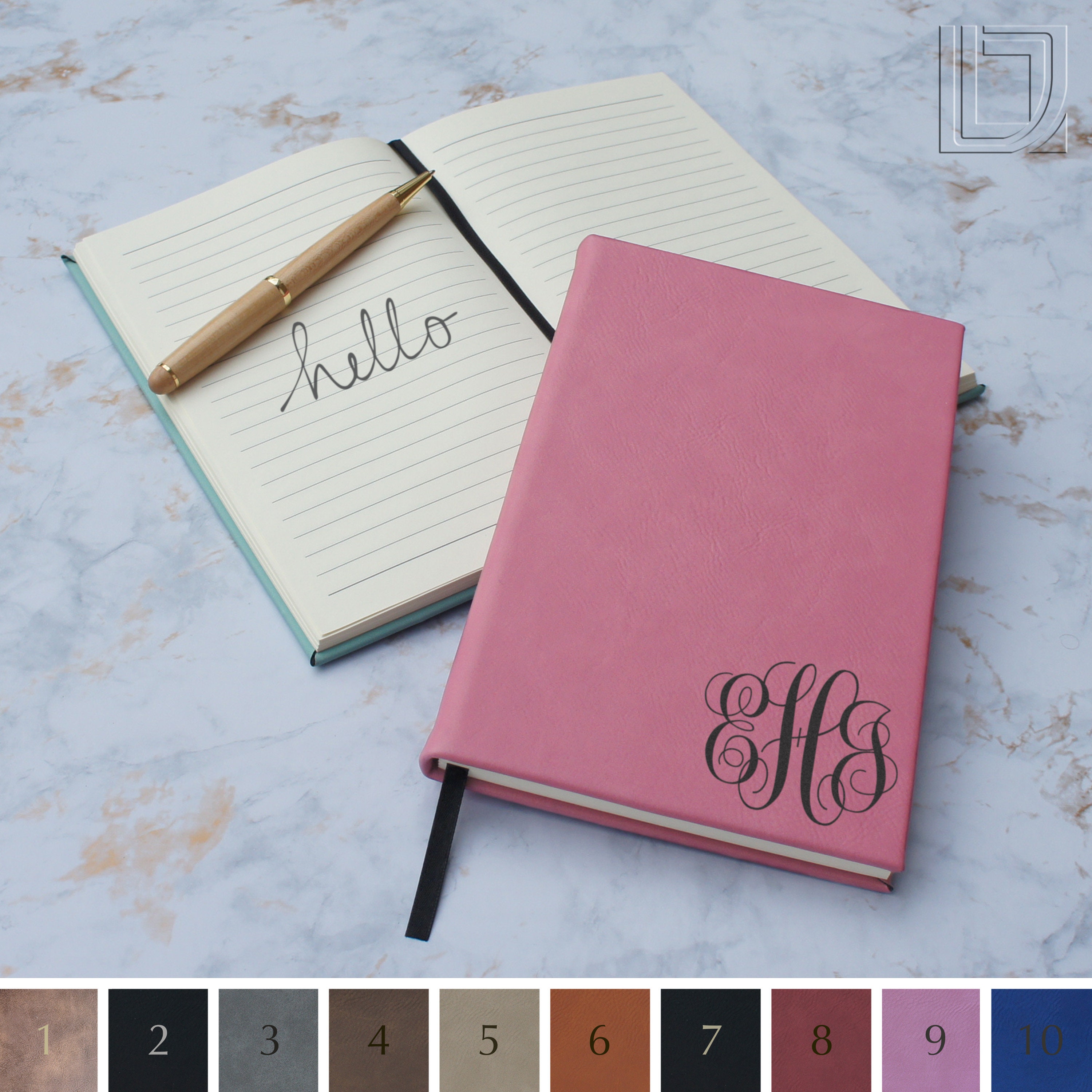 Personalized Notebook, Personalized Journal, Engraved With Choice of ...