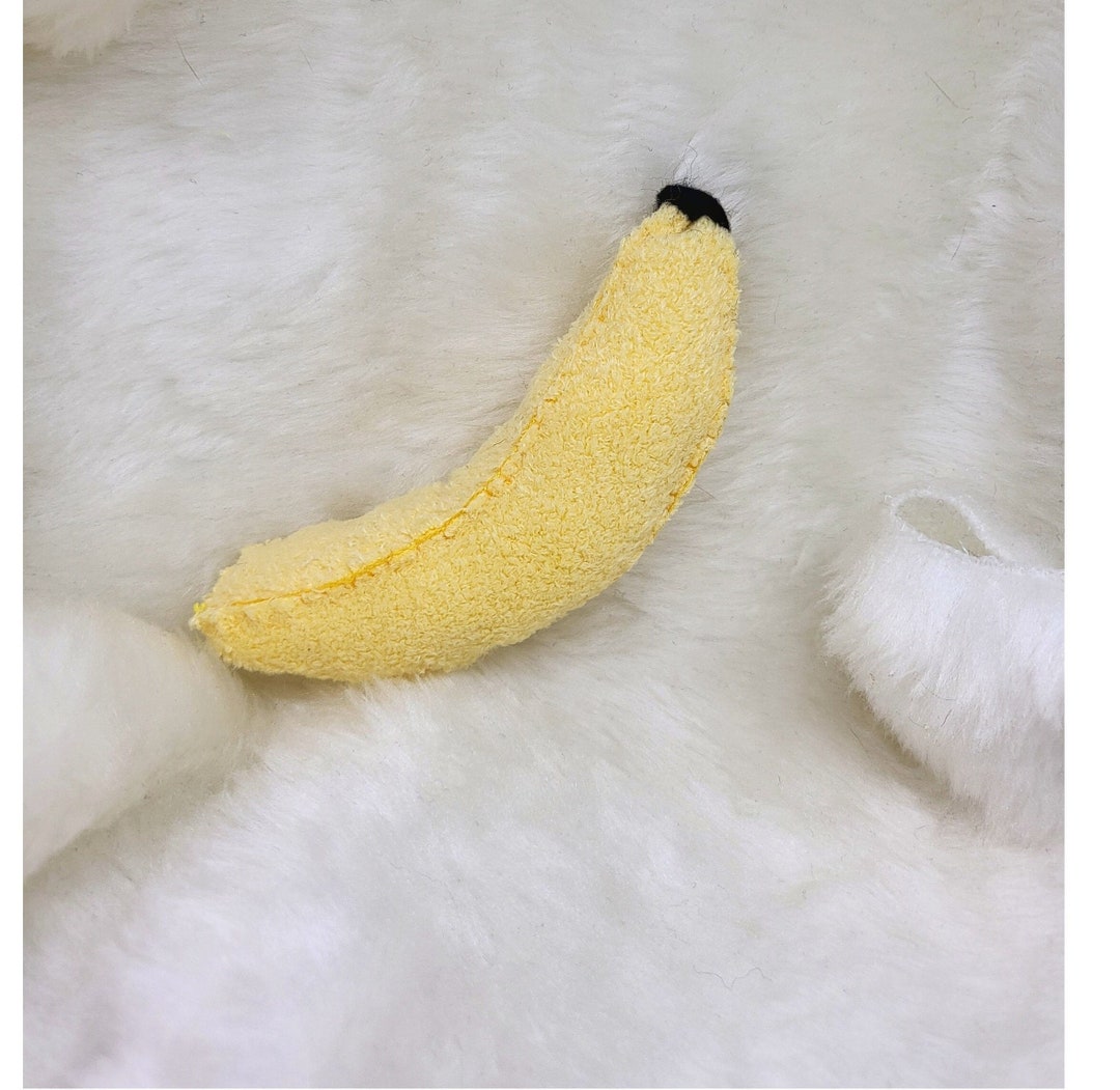Banana Cat Toy/plush Cat Toy / Handmade Cat Toy / Toy Food / Etsy