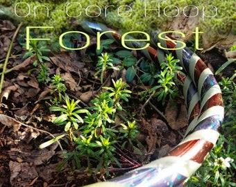 On-Core Body Hoop ~ "Forest" Fitness weight or Danceweight Beginner Hula hoop weighted PE hoop