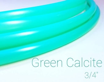 UV Green Calcite polypro Hula Hoop 3/4" OD ~ intermediate/advanced