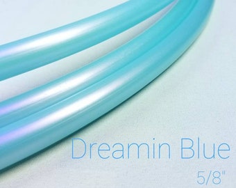 Polypro Hoop Color Shifting Dreamin Blue Polypro Hula Hoop ~ 5/8" Advanced hoop