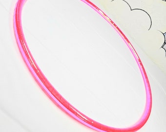 UV Bubblegum Morph taped Hula Hoop--Polypro or HDPE --3/4" or 5/8"