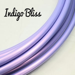 Indigo Bliss Color Shifting Polypro Hula Hoop ~ 11/16&quot; Goldilocks hoop SINGLE Intermediate hoop