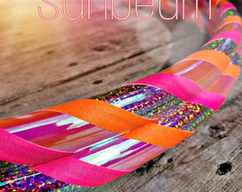 On-Core Body Hoop ~ "Sunbeam" Fitness weight or Danceweight Beginner Hula hoop weighted