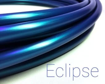 Blue Eclipse Hula Hoop ~ 3/4" polypro hoop metallic blue