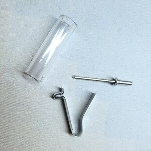 Kit para hacer aros, 3 piezas, botón a presión, remache e inserto de policarbonato para tubos de polipropileno o HDPE de 5/8&quot; o 11/16&quot;, piezas para aros de bricolaje