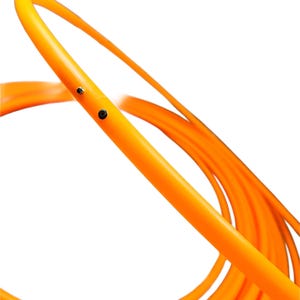 UV Orange Fluorite 3/4&quot; HDPE Hula Hoop--Limited