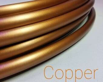 Metallic Copper Polypro Hula Hoop--11/16"