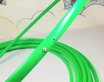 UV Green Polypro Hoop 3/4" Polypro Hula Hoop