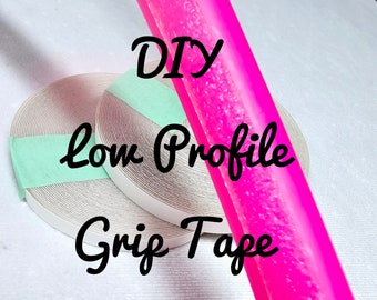 Low Profile grip tape ~ Clear ~ 1/3" x 30 ft. Roll ~ Grip for hoops DIY
