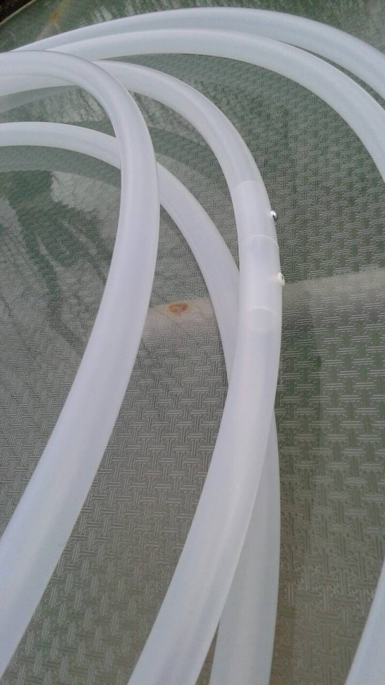 natural UV polypro or HDPE hula hoop--plain advanced 58
