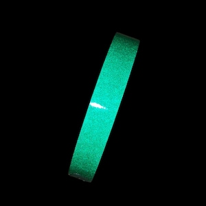 1&quot; Green Reflective tape for hula hoops and craft supplies, 3M Scotchlite High visibility Reflective vinyl flash Reflective roll of tape