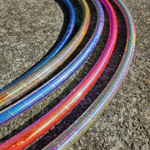 Hoglitter Color Morph Serie Single Hoop--Polypro oder HDPE Leistung | Zirkus | Tanzcreolen blickdicht Band