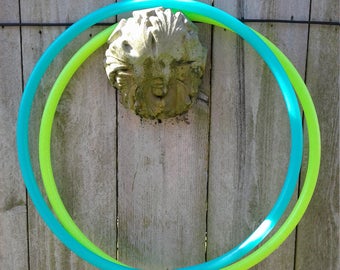 Custom MTO Pair of Colored Polypro hula hoops Minis ~ Practice Mini hoops | choose any color