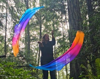 Silk Veil Poi sold individually or pair/2