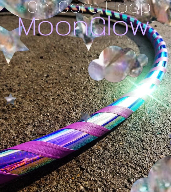 On core Body Hoop moonglow Fitness Weight or Danceweight Beginner Hula Hoop Weighted Etsy Australia