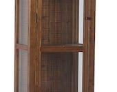 Tall Reclaimed Wood Vitrine by Terra Nova Furniture Los Angeles