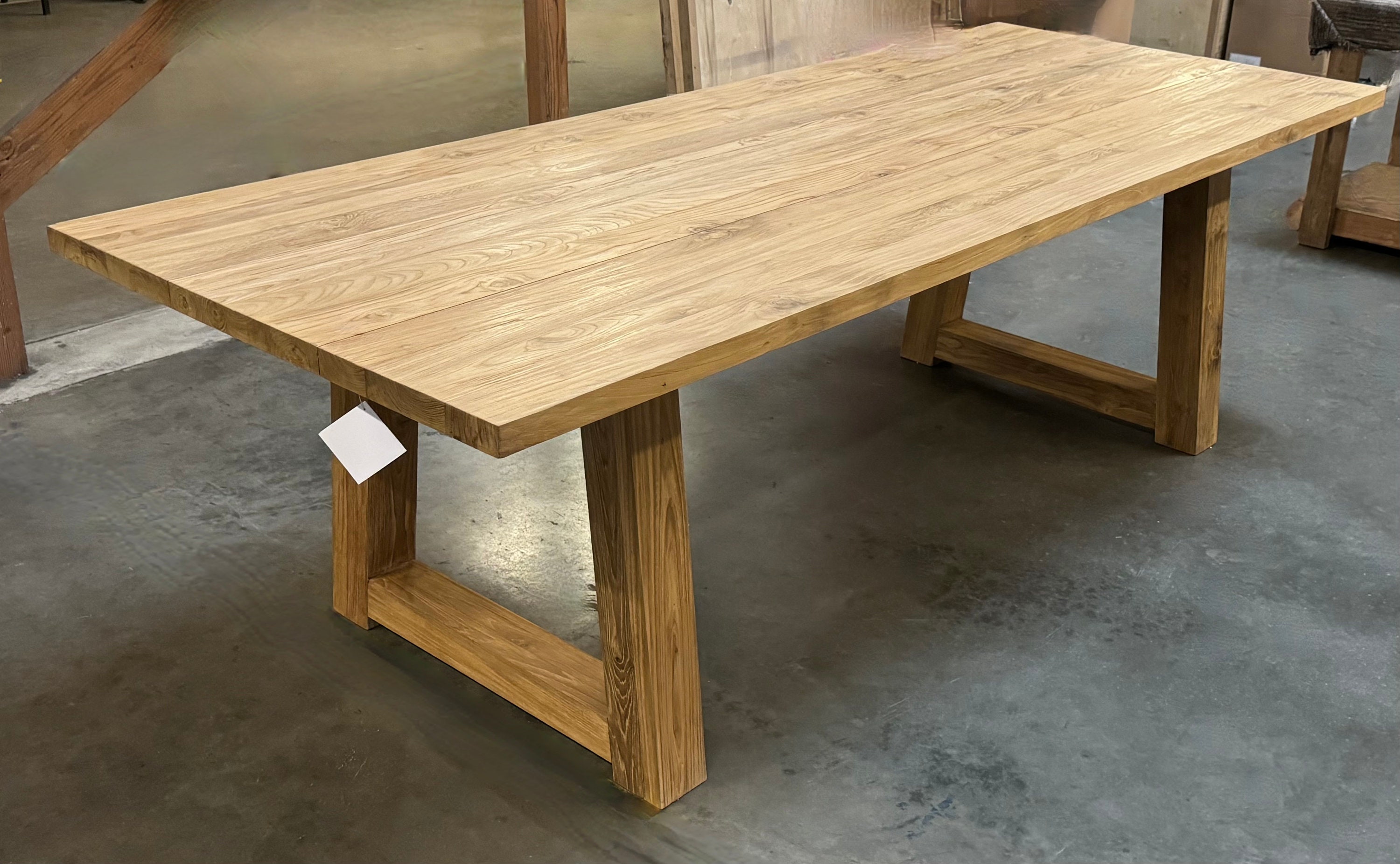 98 Large Teak Outdoor Indoor Teak Dining Table by Terra Nova Furniture Los Angeles Etsy