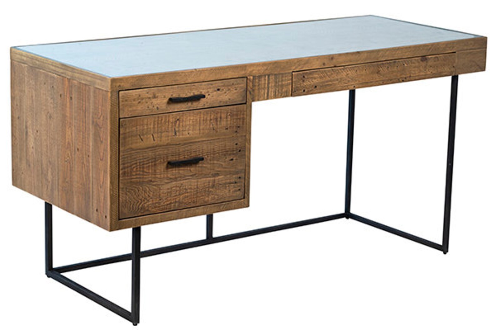59 Reclaimed Wood and Iron Desk by Terra Nova Furniture Etsy