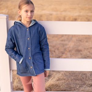 Thread Faction | Kids sizes 2 - 14 | The Everett Coat | PDF Sewing Pattern for print-at-home or printshop
