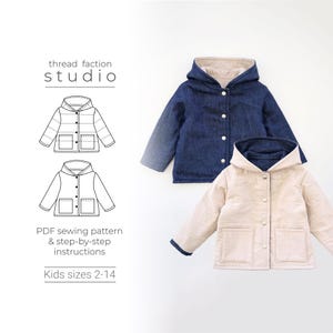 The Everett Reversible Coat PDF Sewing Pattern