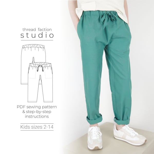 Zero Waste Joggers PDF Sewing Pattern