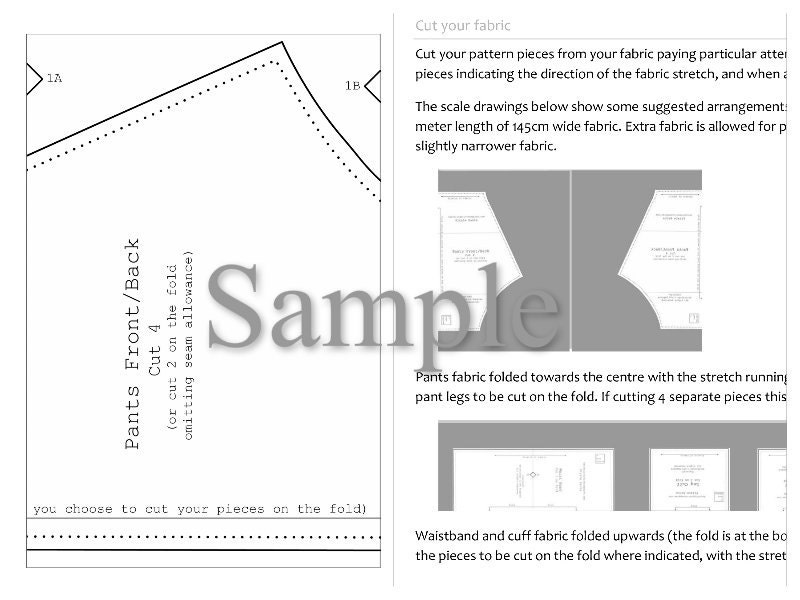 Pirate Pants Sewing PDF Pants Pattern 6 Months4t Pants Etsy Australia