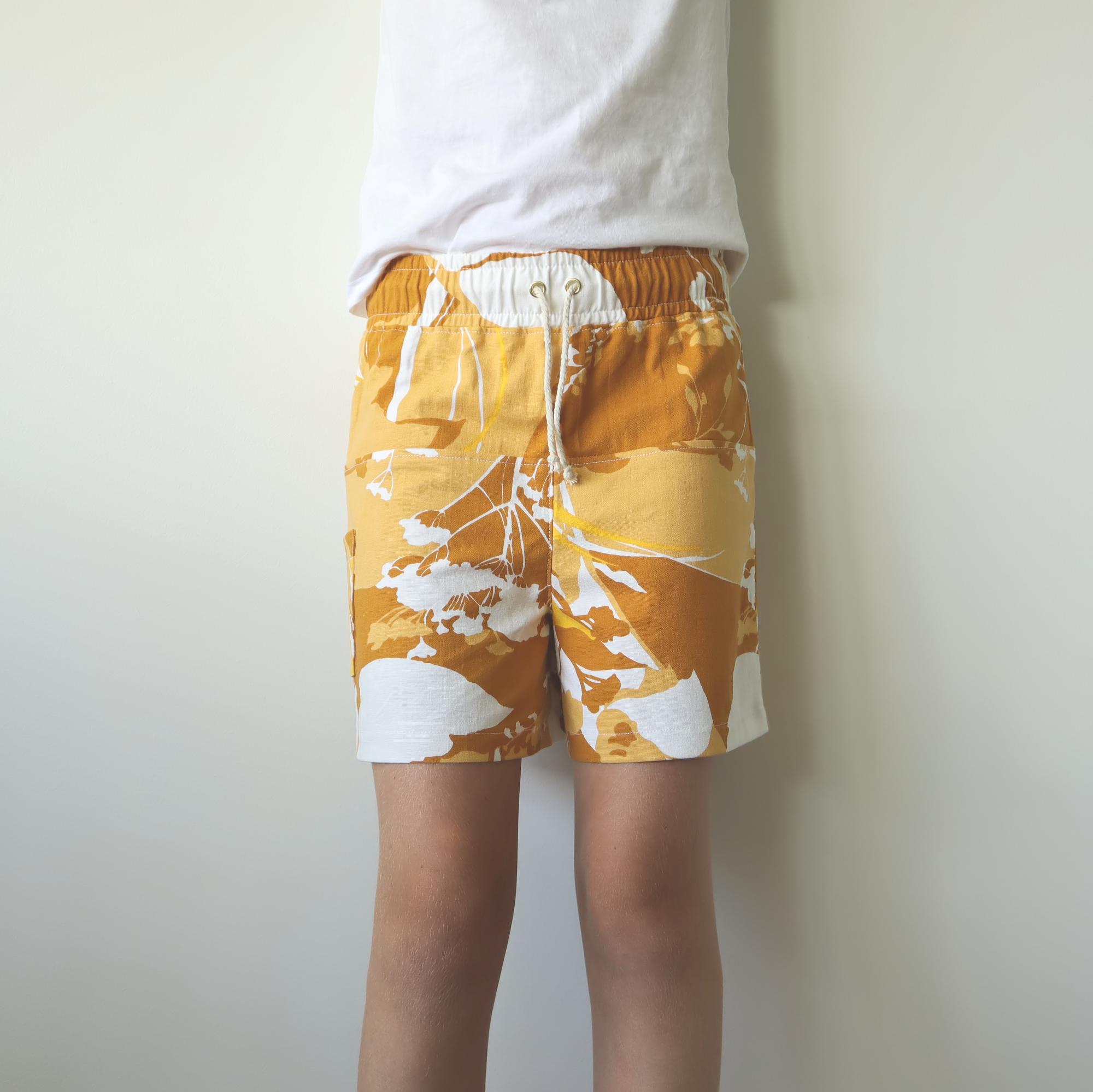 Thread Faction | Kids sizes 2 - 14 | Zero Waste Boardshorts | PDF Sewing Pattern for print-at-home or printshop