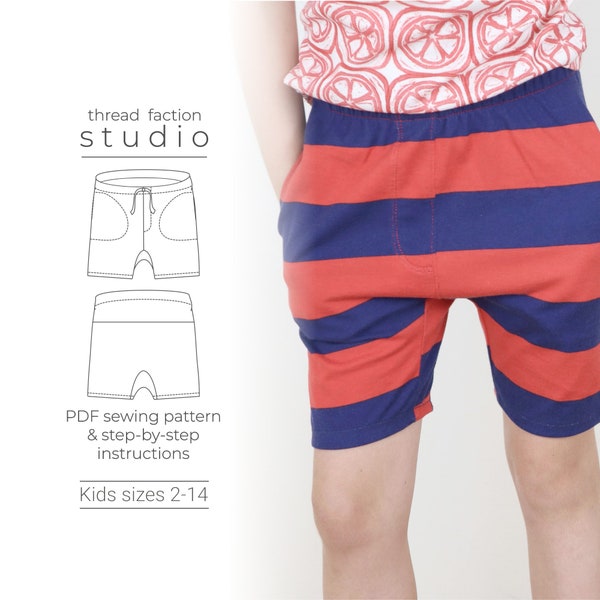 Sun Daze Harem Shorts PDF Sewing Pattern