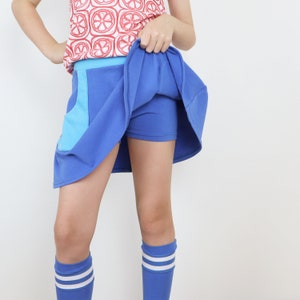 Thread Faction | Kids sizes 2 - 14 | The Hoola Hooper Skort | PDF Sewing Pattern for print-at-home or printshop