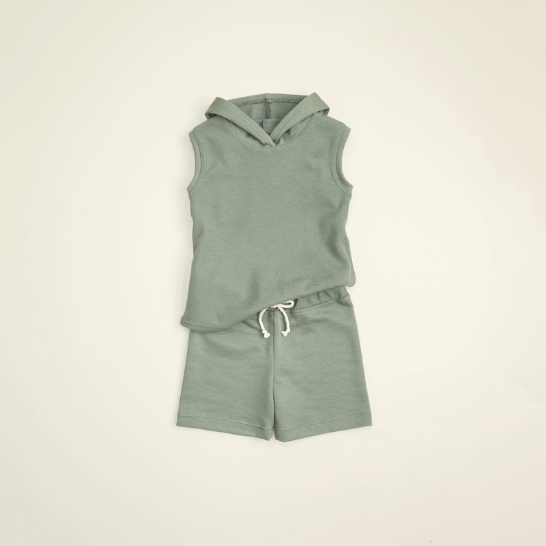 Thread Faction | Kids sizes 2 - 14 | Ridley Tank Top and Shorts Set | PDF Sewing Pattern for print-at-home or printshop image 2