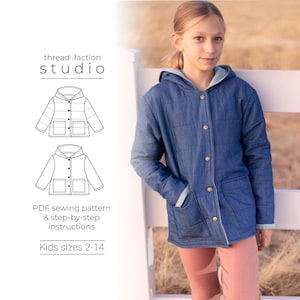 The Everett Reversible Coat PDF Sewing Pattern