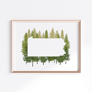 Pennsylvania State Print - Schierling // State Map Silhouette