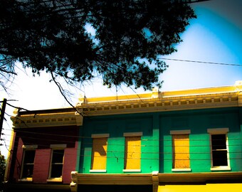 RVA Photography, Richmond Virginia Art, City Photography, Street Art, RVA Art, Street Art Print, Boarded Windows.