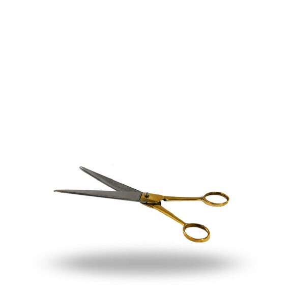 Brass Handle Scissors For Hair Cutting Decorative Hairdresser Etsy
