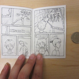 Ailenn and Mark: First Meeting Minicomic Zine image 2