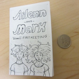 Ailenn and Mark: First Meeting Minicomic Zine image 1
