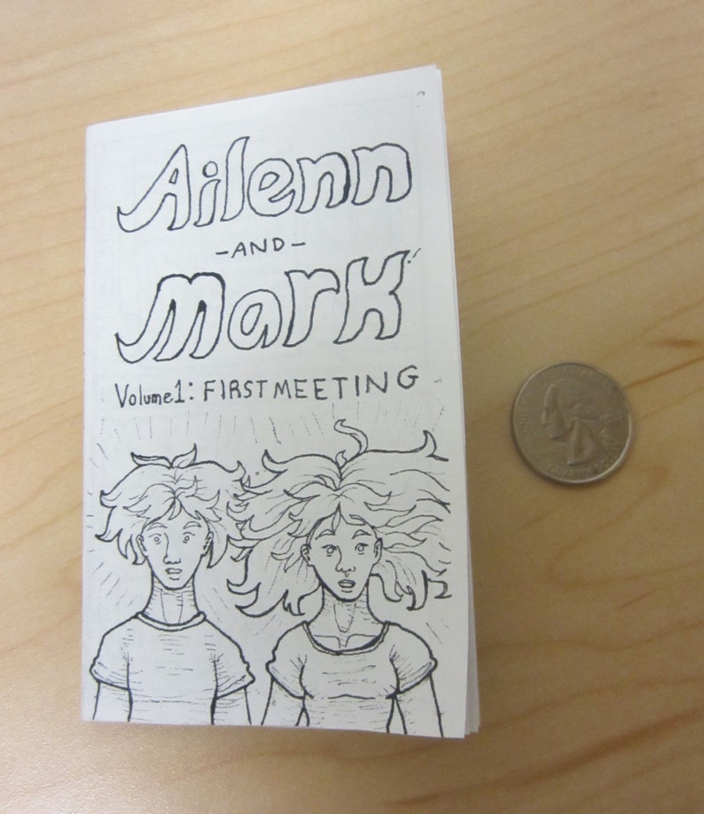 Ailenn and Mark: First Meeting Minicomic Zine image 1