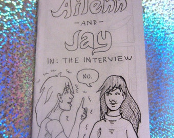 Ailenn and Jay in: The Interview Minicomic