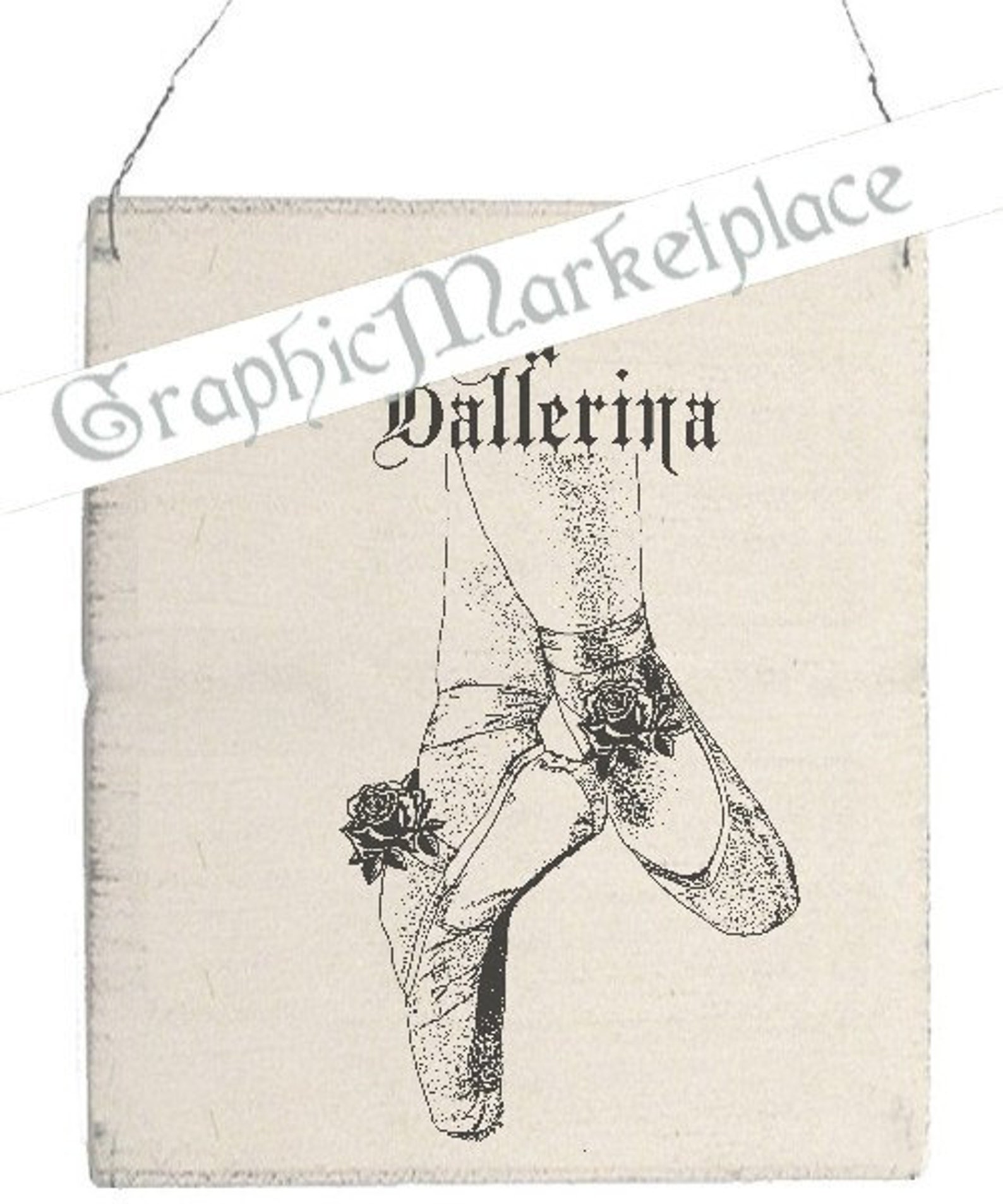 ballet shoes french ballerina transfer shabby transfer instant download digital collage sheet graphic printable ballerina no. 11