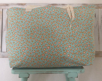 xxl Shopper Beachbag Bigbag Leopard mint