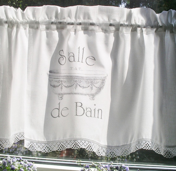 Rideau Shabby Chic Salle de Bain salle de bain Rideau | Etsy Rideau Shabby Chic Salle de Bain salle de bain Rideau | Etsy