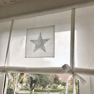Roman blind STERN curtain Shabby Chic Vintage Country House