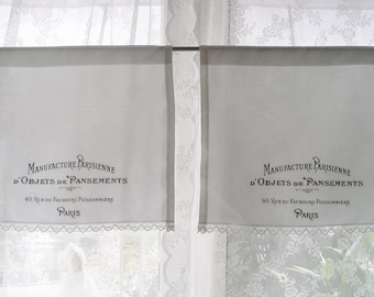 Set of 2 window curtains Paris