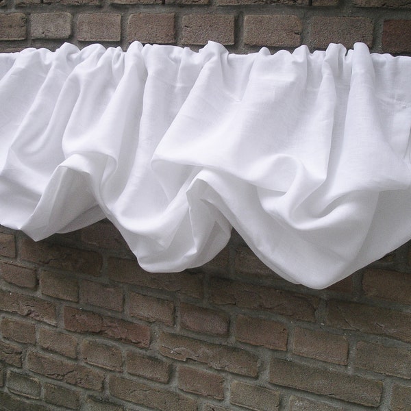 WOLKENGARDINE Leinen weiß Window curtains white balloon clouds