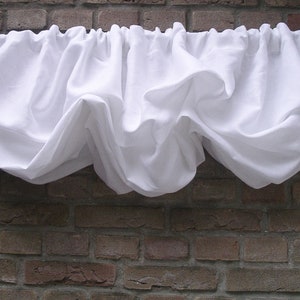 WOLKENGARDINE Leinen weiß Window curtains white balloon clouds Bild 2