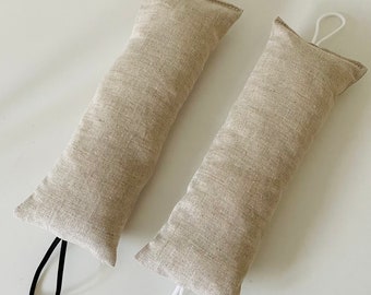 Fermaporta per maniglia della porta, maniglia della porta, beige lino, protezione antischiacciamento, scandinavo