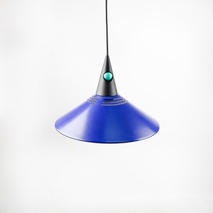 Brilliant Memphis style ceiling lamp, 1980's