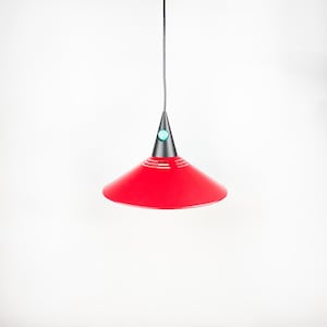 Brilliant Memphis-style ceiling lamp, 1980s