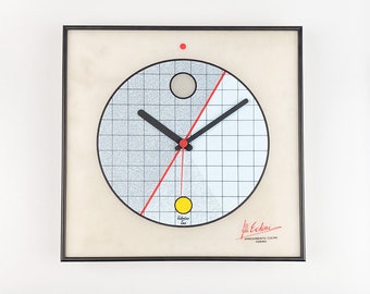 Valentino Time wall clock, 1980's